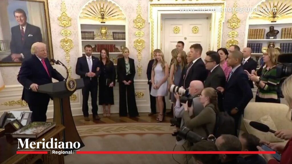 Estados Unidos e Irán: Donald Trump en rueda de prensa en la Casa Blanca hablando del conflicto con Irán