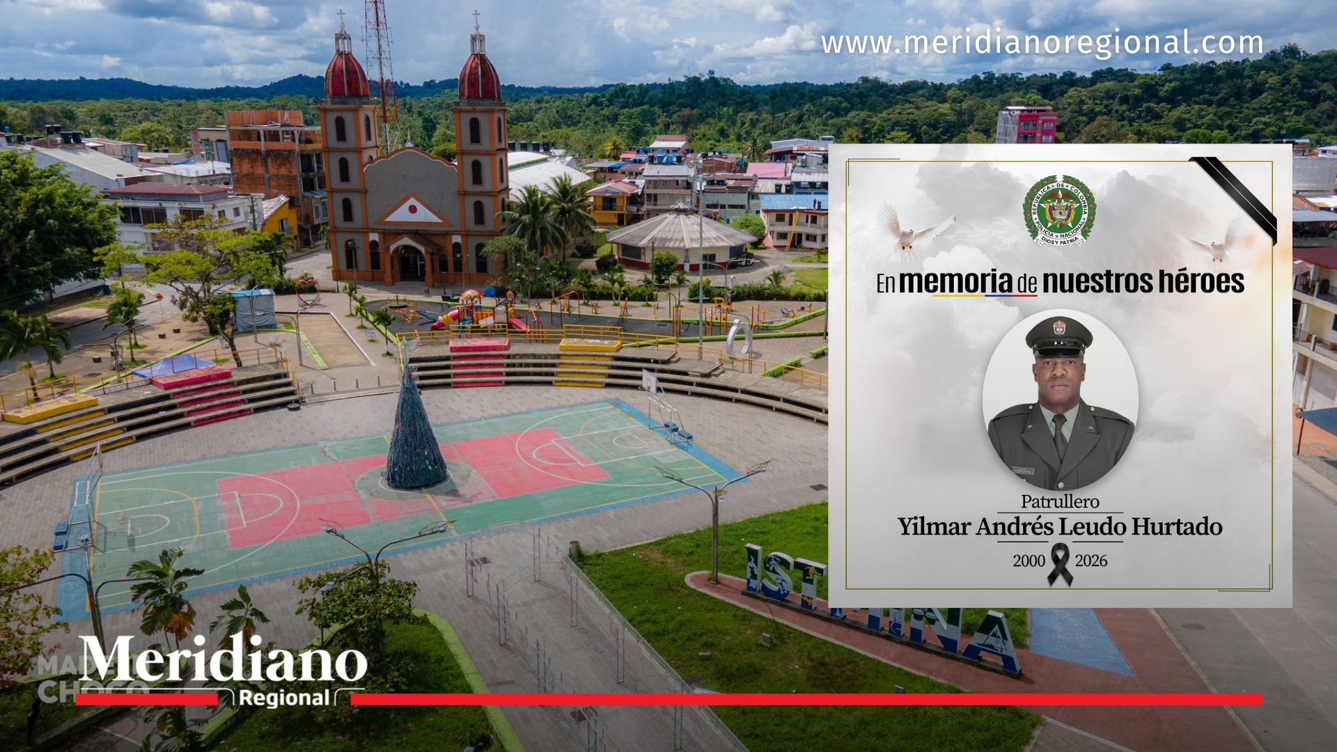 asesinato-patrullero-istmina homenaje yilmar leudo hurtado parque istmina choco