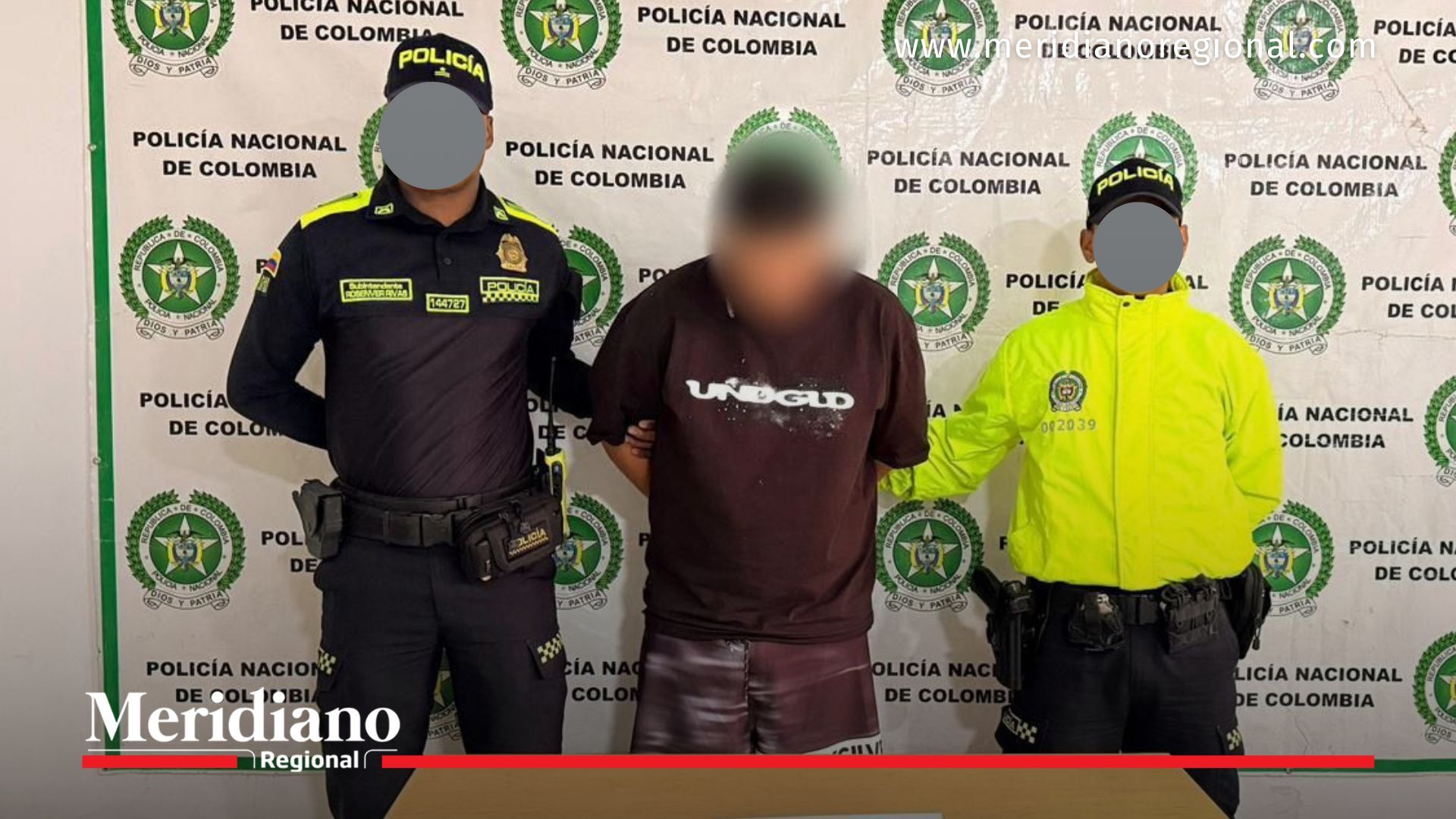 Alias Juan José fue capturado por la Policía Nacional en el Valle del Cauca.