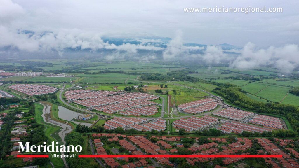 Panorámica de Jamundí donde operan disidencias con armamento ilegal en Colombia
