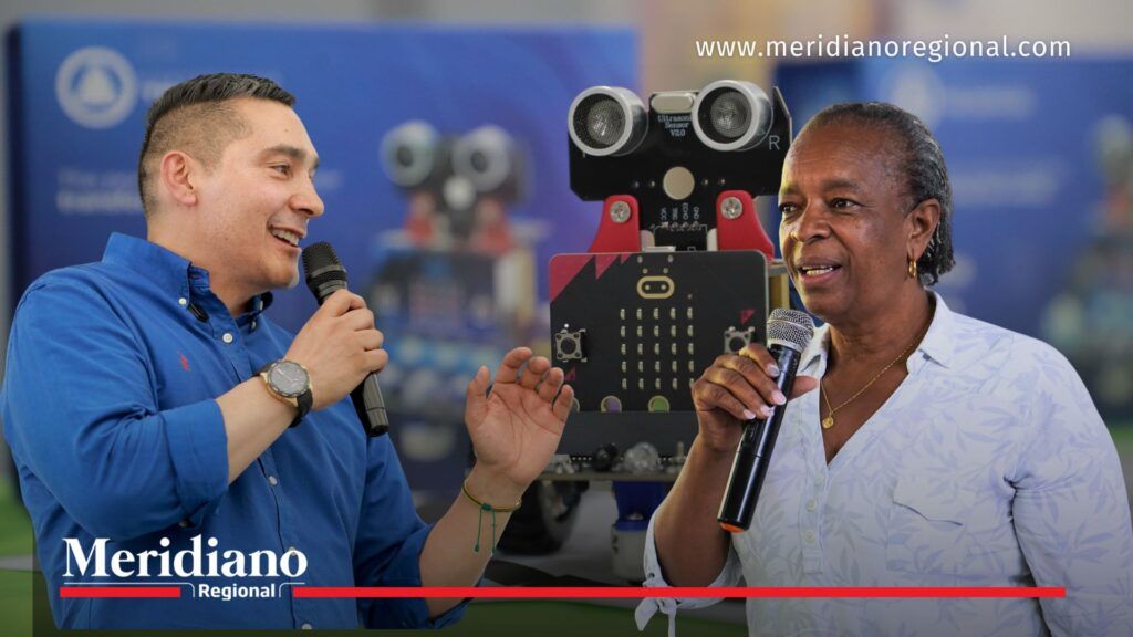 Octavio Guzmán y Sor Inés Larrahondo presentan ampliación de Aulas STEAM en el Cauca - Meridiano Regional Octavio Guzmán, gobernador del Cauca, y Sor Inés Larrahondo Carabalí, secretaria de Educación, presentan nuevas Aulas STEAM en el departamento.