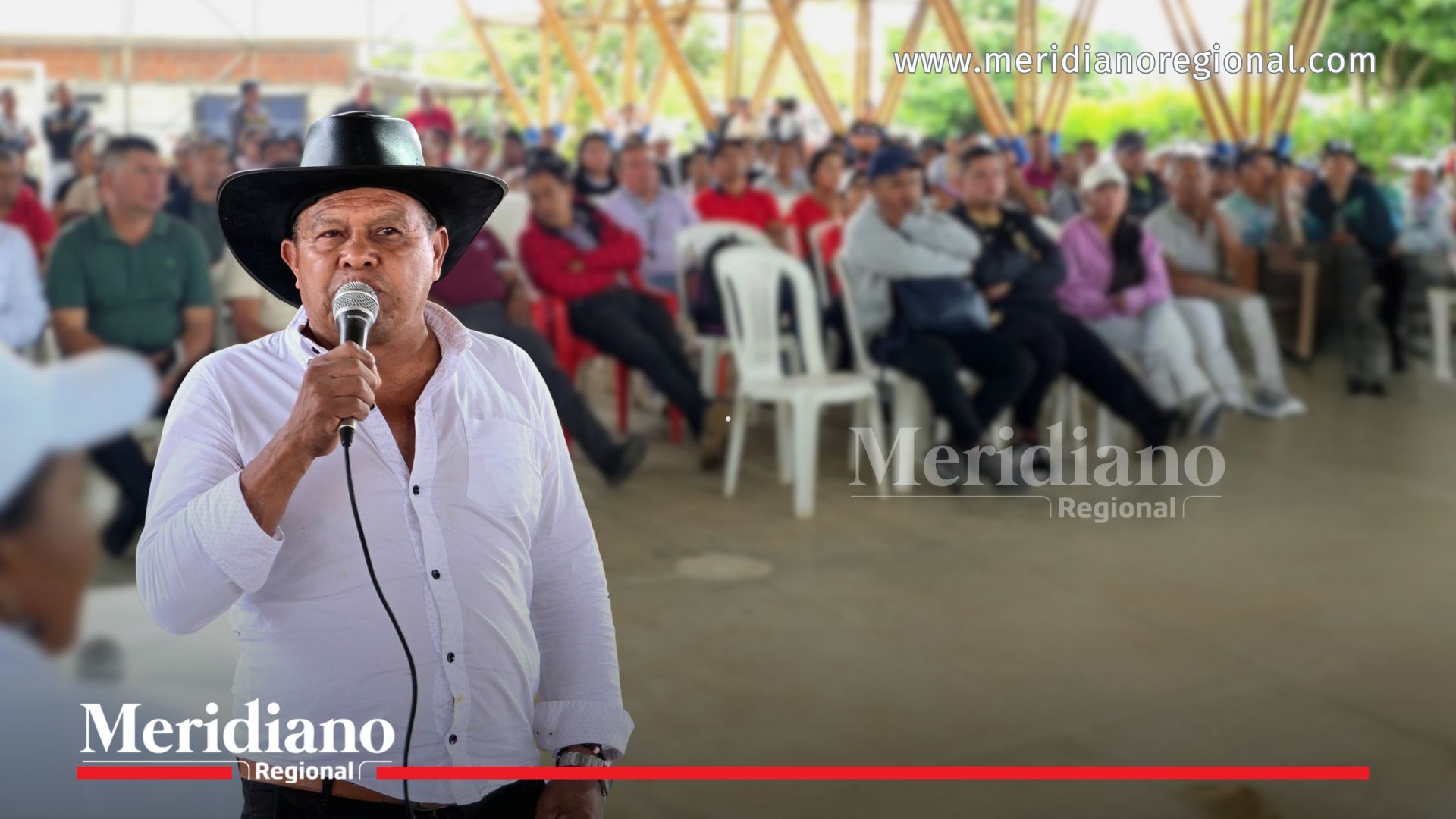 Habitantes de la vereda El Rosal, en Morales Cauca, participaron en la socialización del proyecto de placa huella Morales, una obra que beneficiará a más de 3.500 familias.
