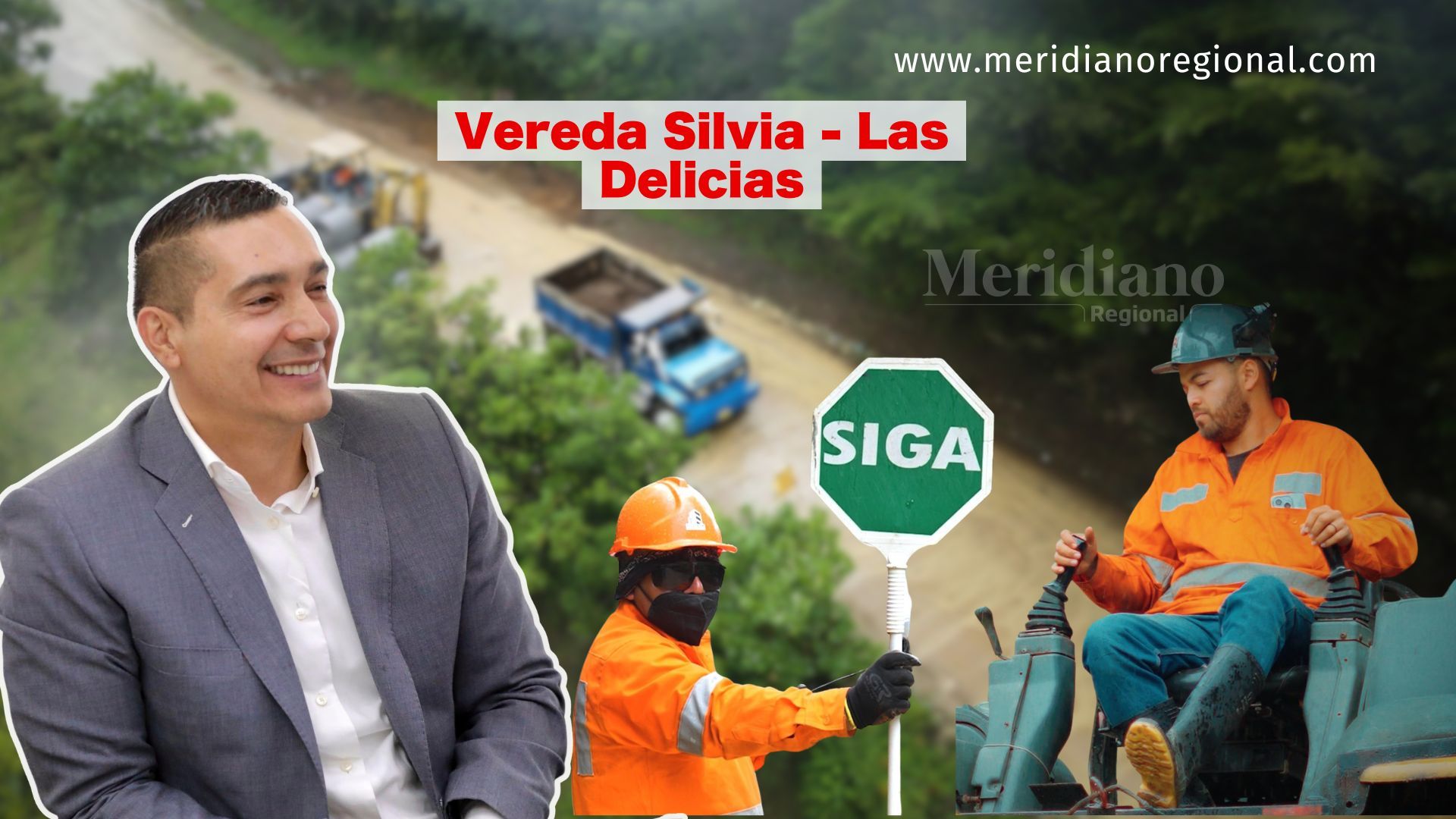 Avanzan las obras en la vía Silvia – Las Delicias, un proyecto que busca mejorar la movilidad y beneficiar a miles de habitantes en el Cauca.