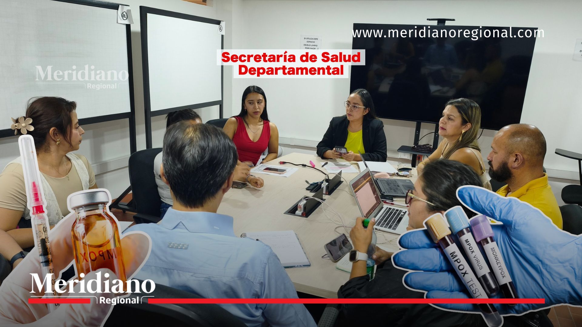 Equipo técnico de la Secretaría de Salud del Cauca lidera reunión para fortalecer la respuesta frente a la mpox tras alerta nacional.