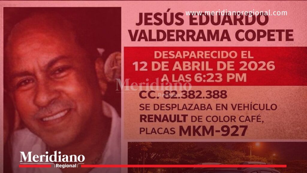 Jesús Eduardo Valderrama había desaparecido hace pocos días - Meridiano Regional Jesús Eduardo Valderrama había desaparecido hace pocos días