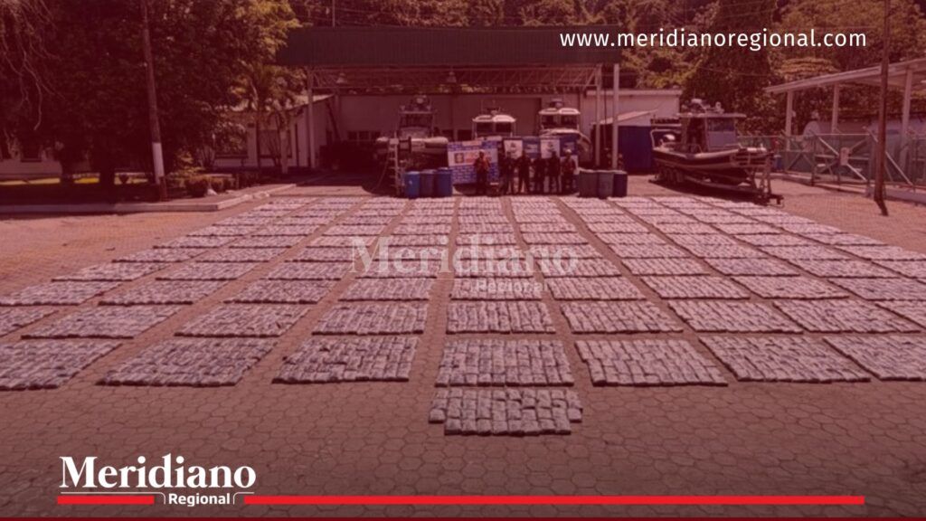 Las toneladas de marihuana estaban siendo transportadas en una lancha rápida en Nariño