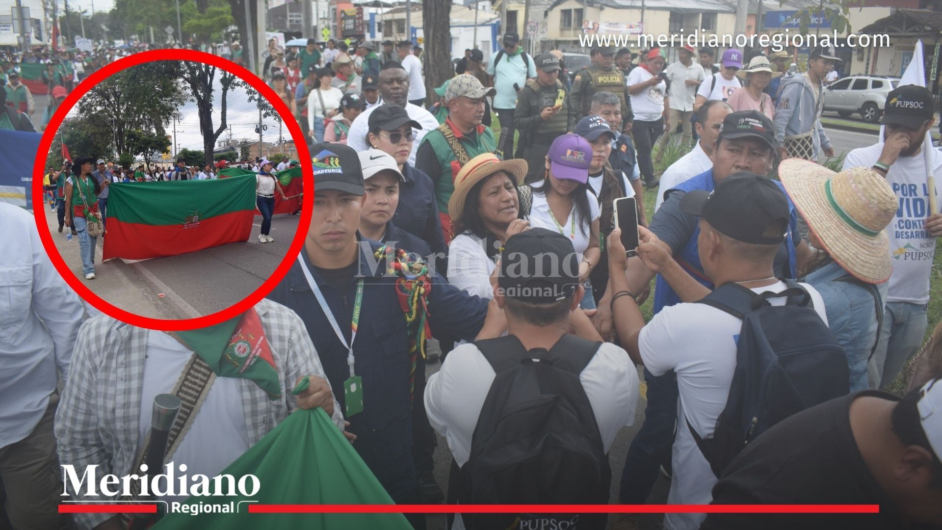 Movilización en Cauca 