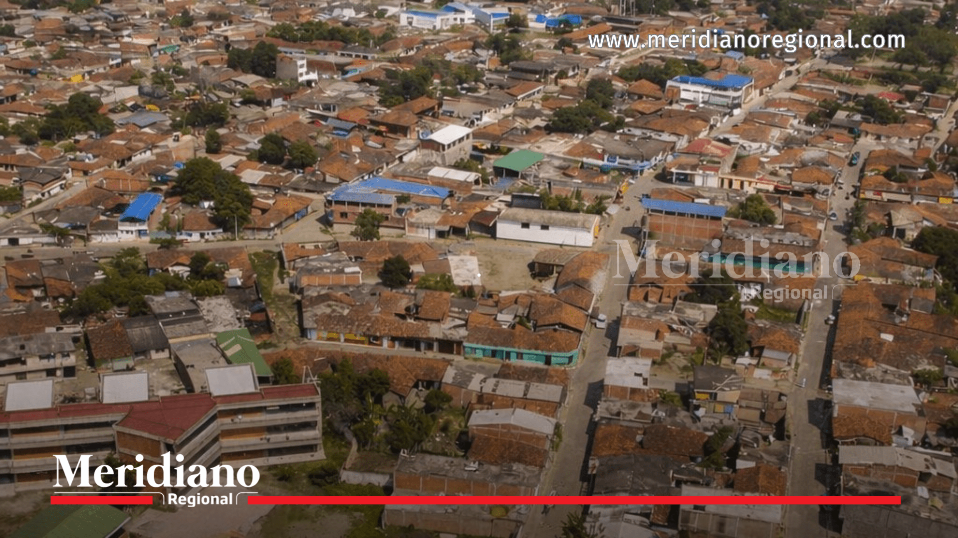 masacre en Guachené vista aérea municipio Guachené Cauca crisis de seguridad