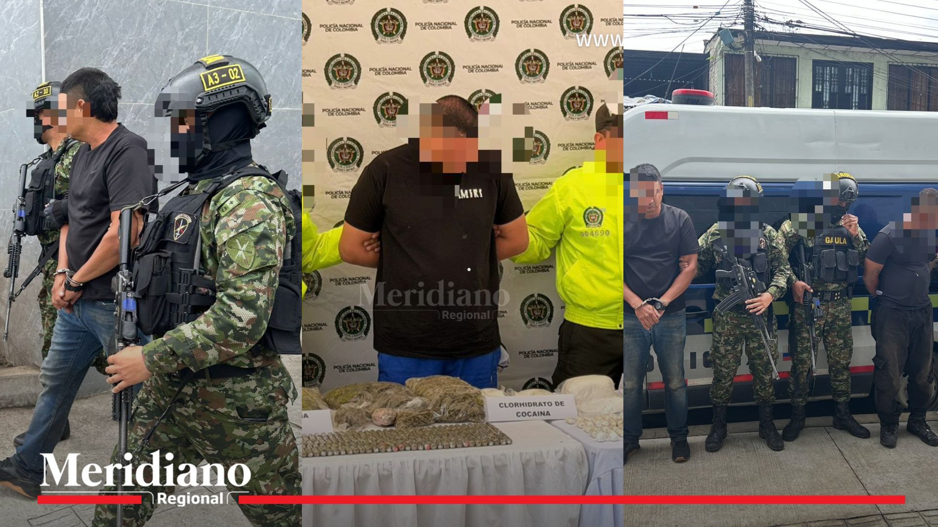 Tres operativos en Popayán dejaron capturas, incautación de estupefacientes y material de guerra, en acciones coordinadas entre el Ejército y la Policía.