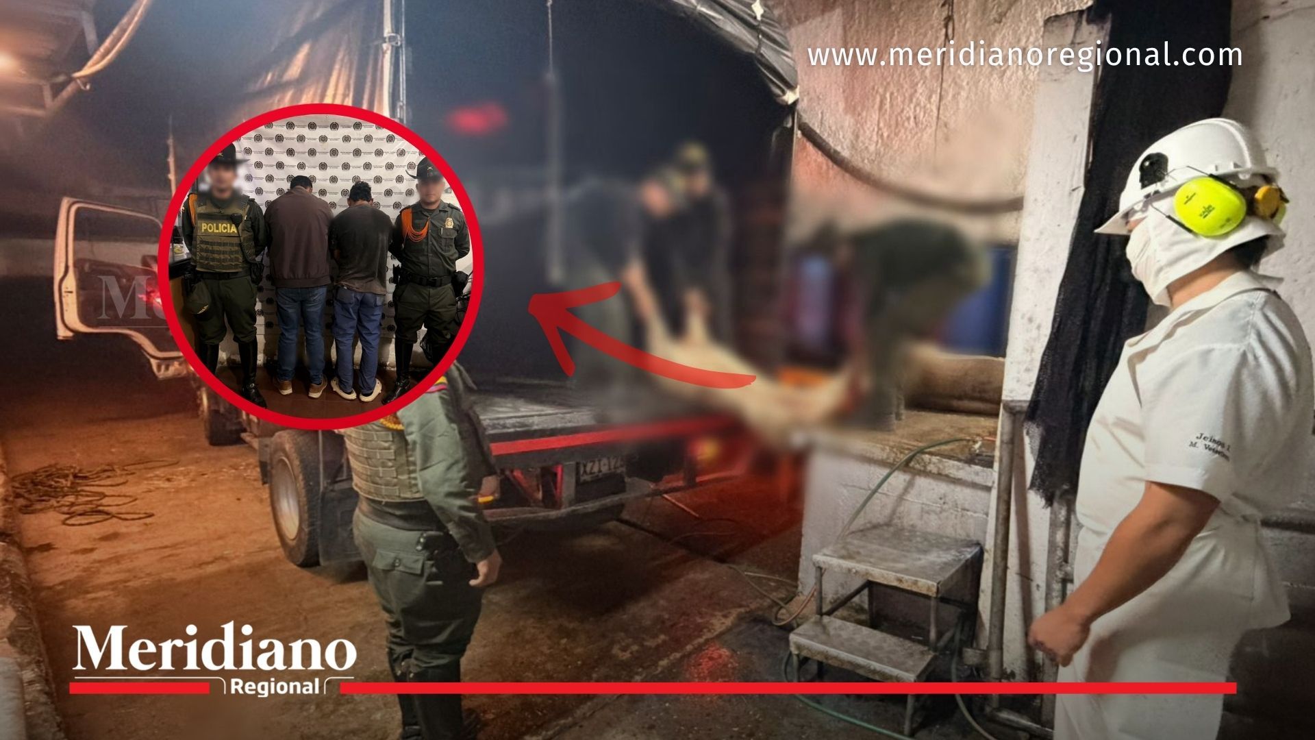 Dos personas fueron capturadas tras el hallazgo de un matadero clandestino en Popayán, comuna 5, donde se comercializaba carne ilegal.