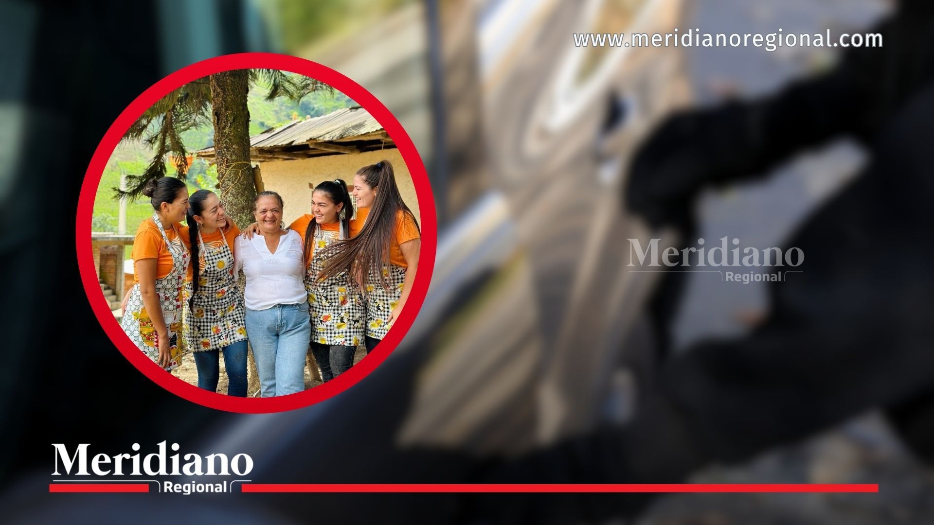 Integrantes de cocinando para vender junto a su familia, emprendimiento gastronómico de Jamundí que ha generado gran apoyo en redes sociales tras la liberación de Yulieth.