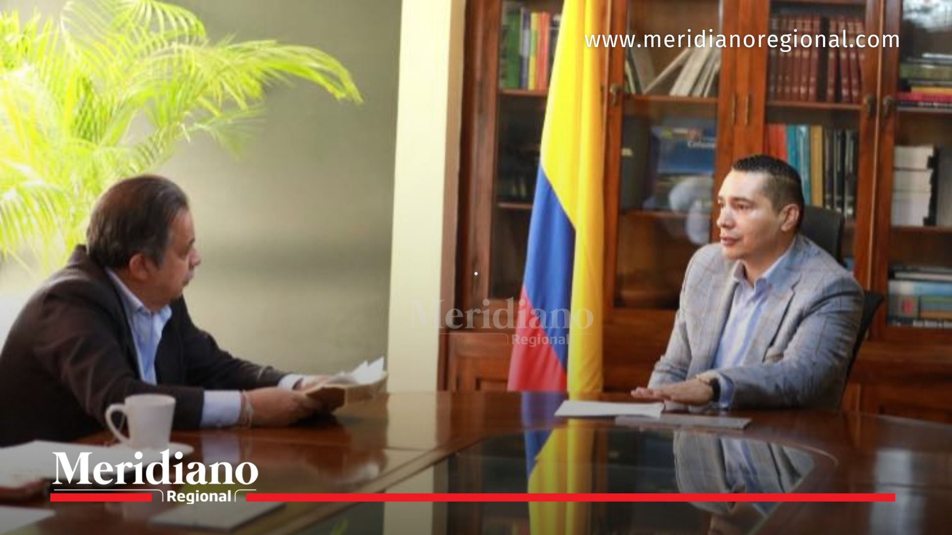 El gobernador Octavio Guzmán se reúne con el director de la Agencia de Renovación del Territorio (ART), Raúl Delgado, para gestionar inversión histórica que fortalecerá la caficultura en el Cauca.