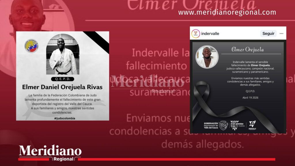 Por redes sociales, envían mensajes lamentando la pérdida del deportista colombiano.