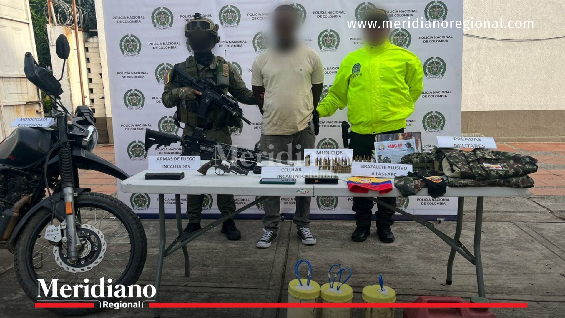 Policía entregó detalles de esta captura