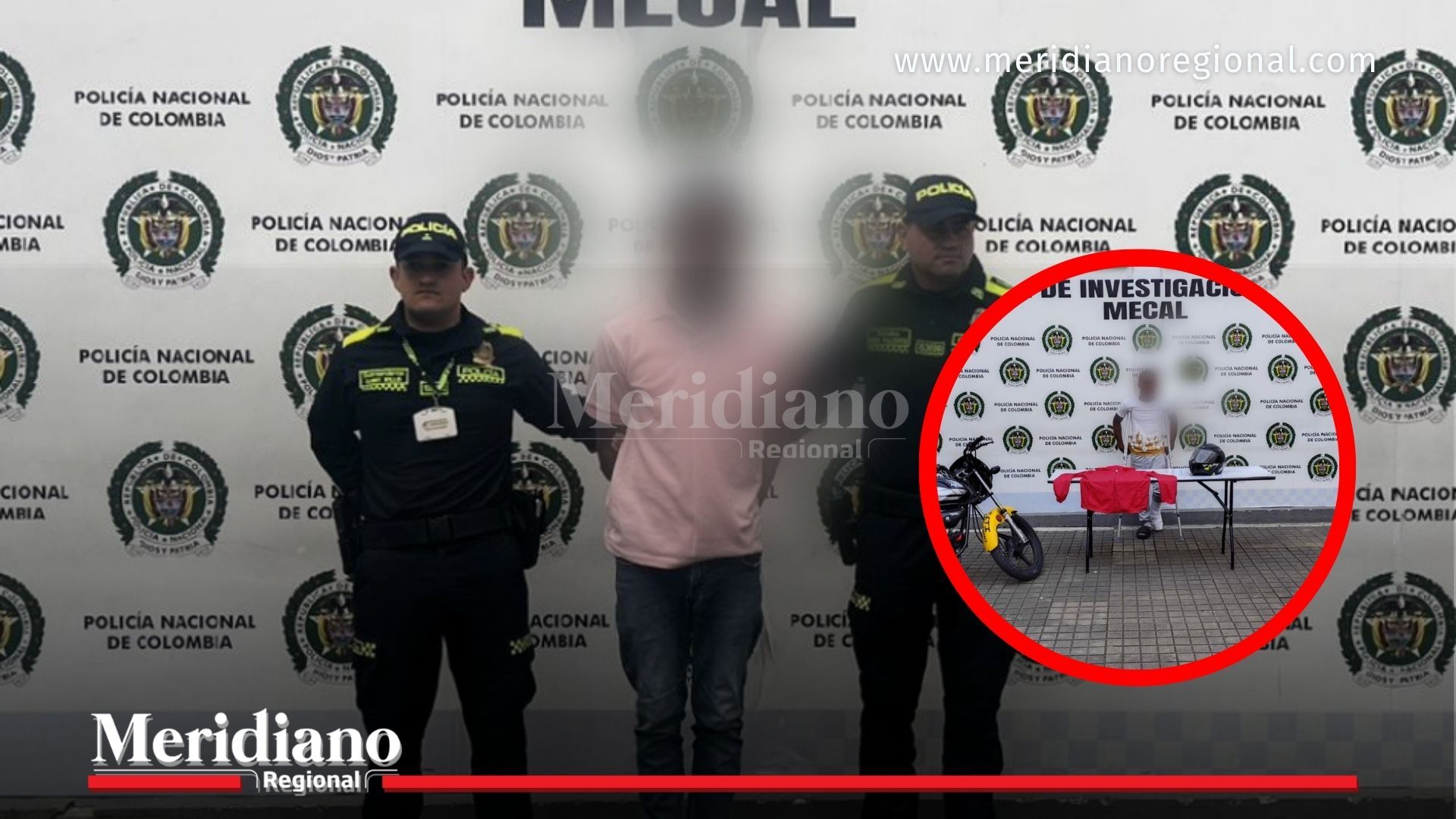 Motoladrones capturados en Cali