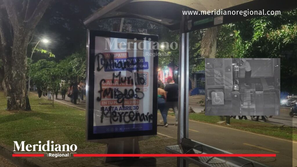 Marcha de antorchas dejó estaciones MÍO afectadas