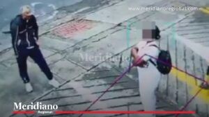 Captura de pantalla de presunto intento de hurto en el norte de Cali