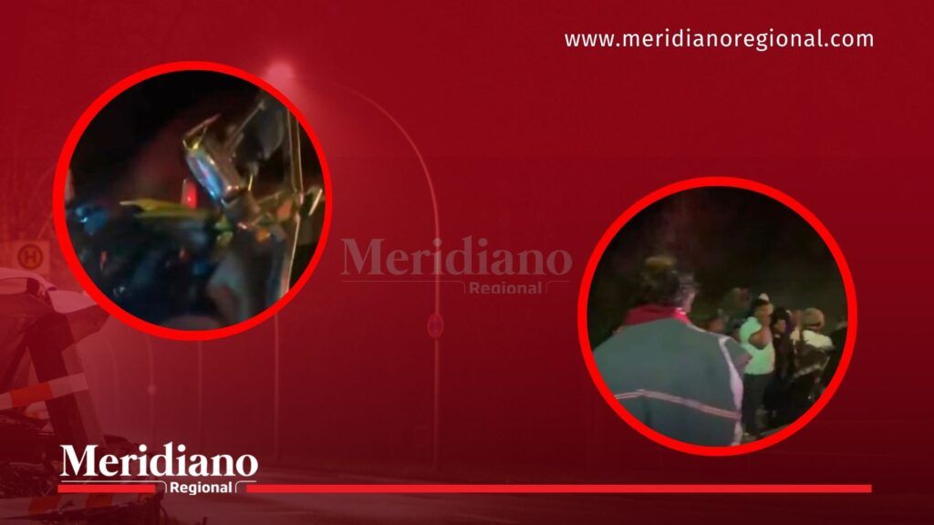 Vía La Línea: indígenas heridos por choque de chiva y camión