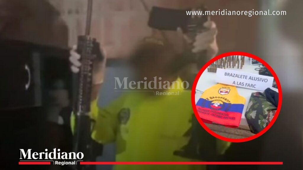 Elementos incautados en el procedimiento que se desarrolló en Miranda, Cauca.