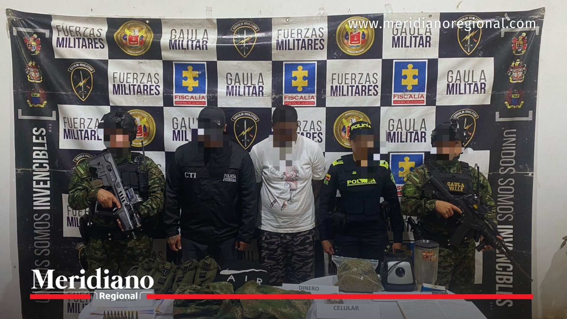 Operativo del Gaula Militar Valle en Cali por captura de presunto extorsionista de disidencias Farc