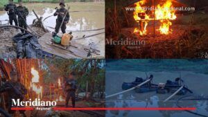 Operativo contra minería ilegal en Chocó con destrucción de maquinaria usada para extracción ilícita de oro.