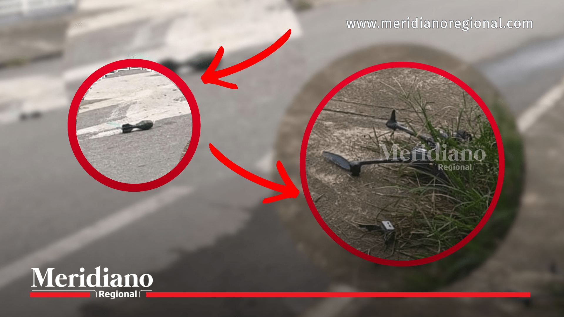 Dron explosivo hallado en Santander de Quilichao durante operativo de seguridad en el norte del Cauca.