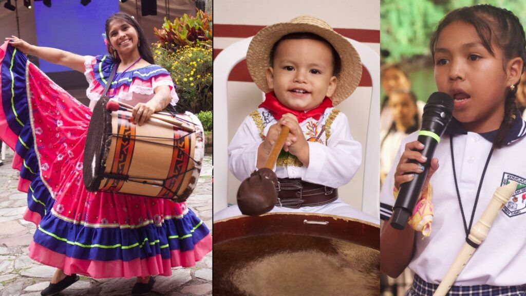 Presentaciones de niños y jóvenes durante Artes para la Paz en el Cauca, encuentro de MinCultura que fortaleció el tejido social mediante el arte y la cultura.