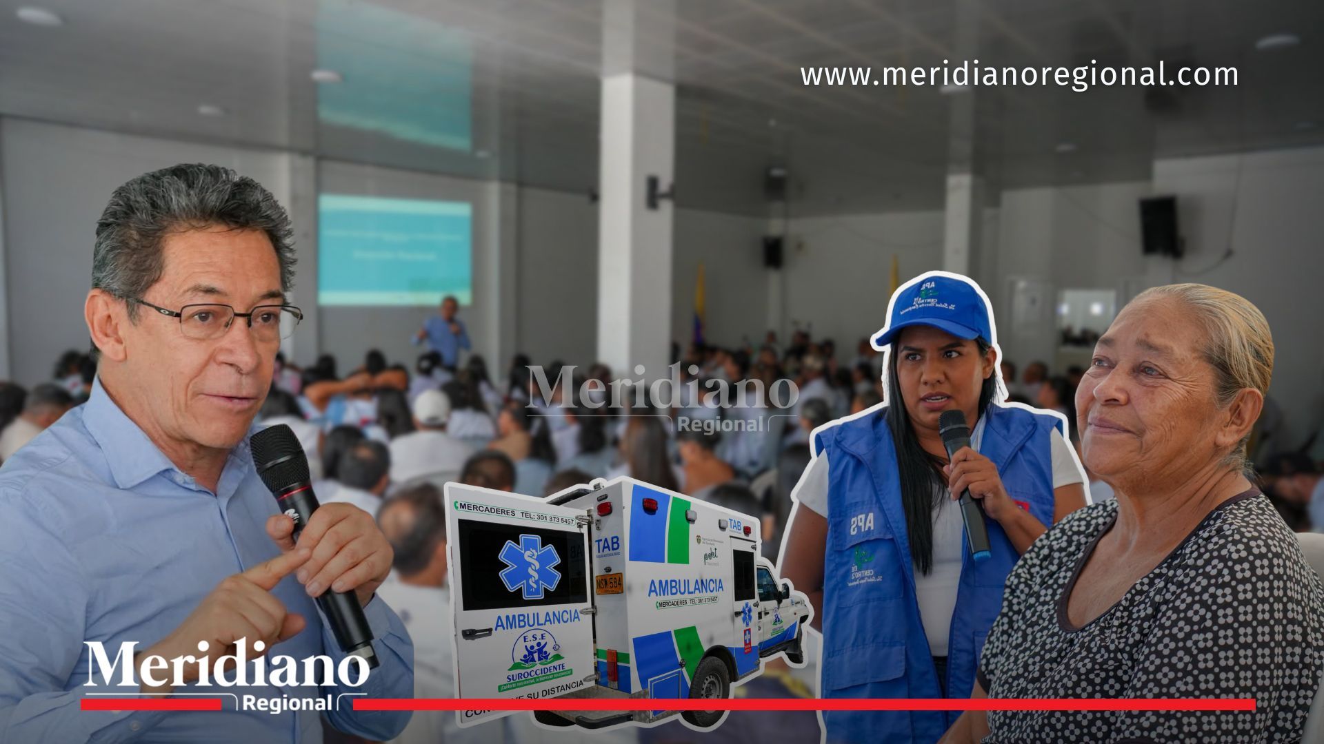 El viceministro de Salud Pública y Prestación de Servicios, Jaime Urrego, participó en una jornada de seguimiento a proyectos que fortalecen la atención médica en varios municipios del Cauca. La imagen representa avances en transporte asistencial, atención primaria en salud y participación comunitaria.