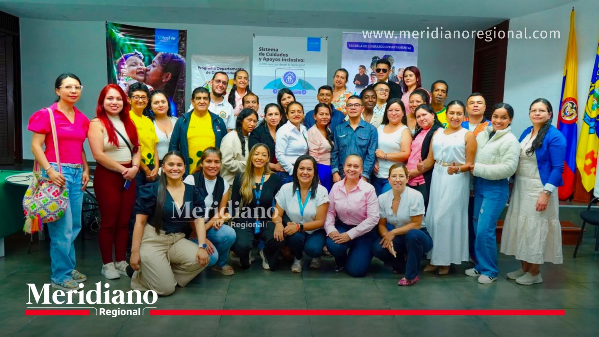 Personas cuidadoras y participantes del Día Nacional del Cuidador durante una jornada organizada por la Gobernación del Cauca para fortalecer la inclusión, el emprendimiento y los derechos de las familias cuidadoras.