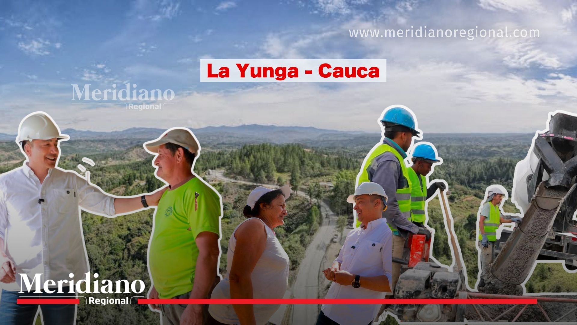 El gobernador Jorge Octavio Guzmán recorrió el corregimiento de La Yunga, en zona rural de Popayán, para verificar el avance de las obras de pavimentación que buscan fortalecer la conectividad y mejorar la movilidad de las comunidades campesinas.
