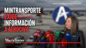Ministra María Fernanda Rojas durante declaraciones sobre los contratos de la Aerocivil.