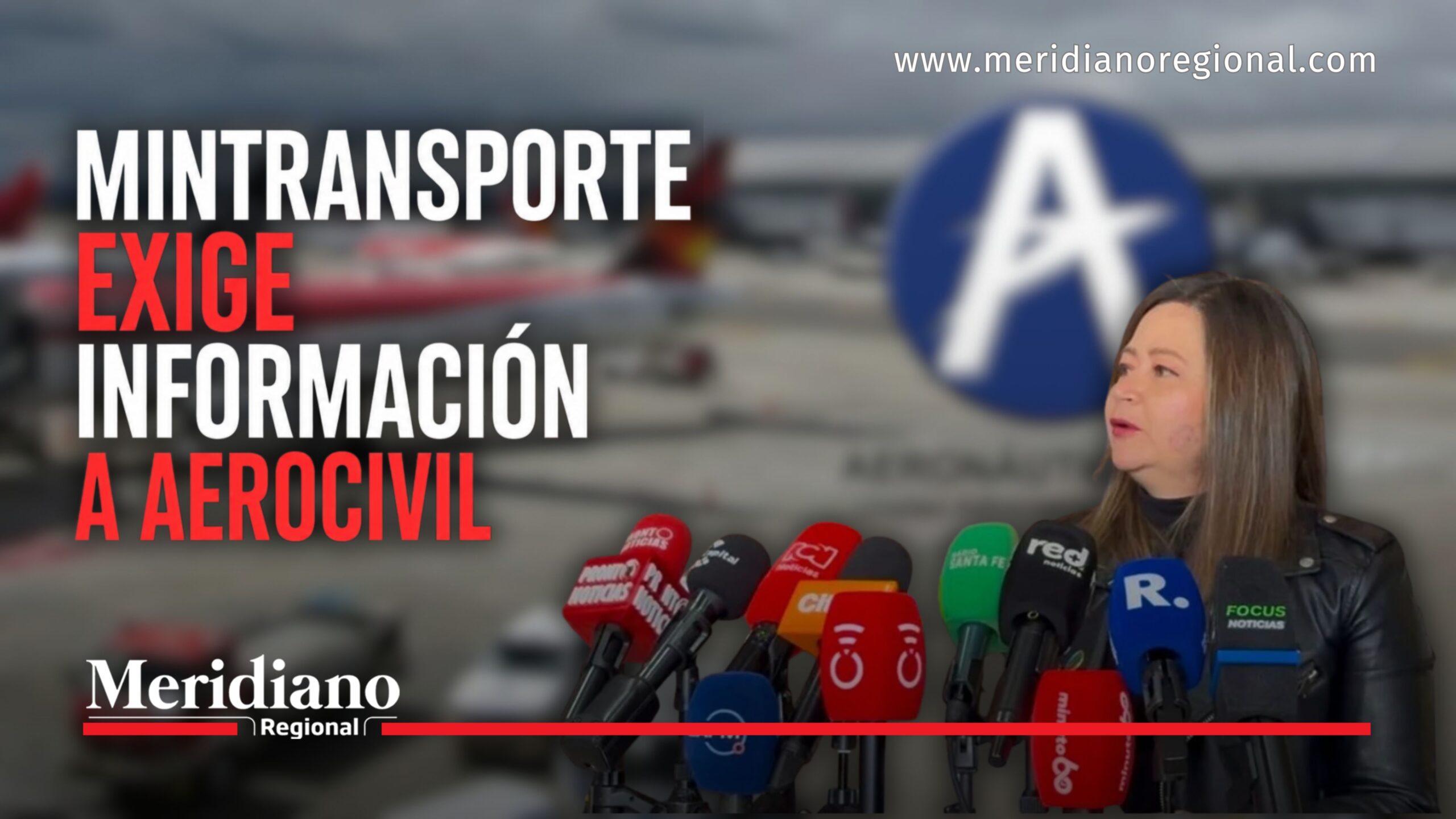 Ministra María Fernanda Rojas durante declaraciones sobre los contratos de la Aerocivil.