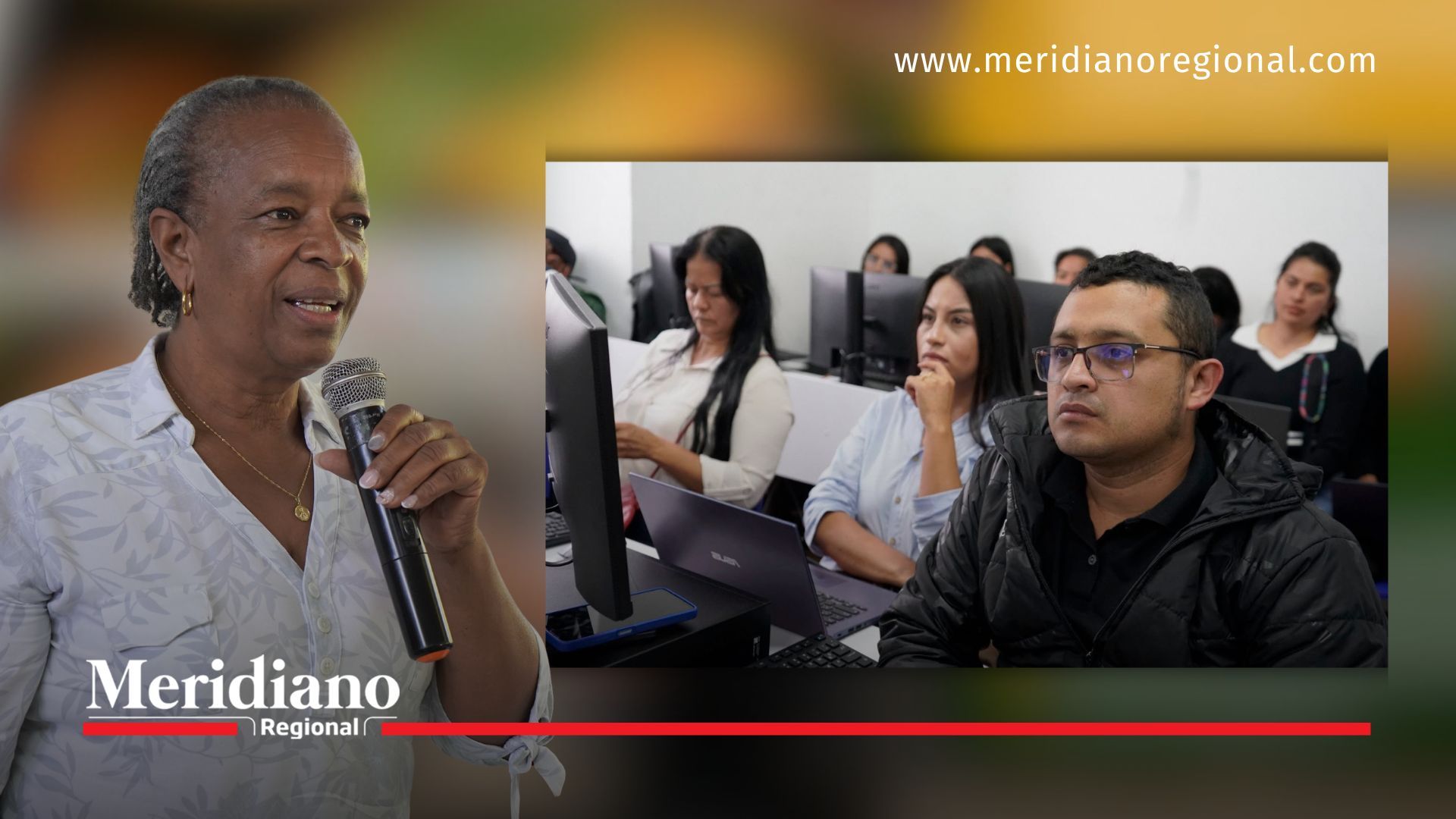 La secretaria de Educación y Cultura del Cauca, Sor Inés Larrahondo Carabalí, participa en la jornada de capacitación sobre la plataforma Sistema Maestro