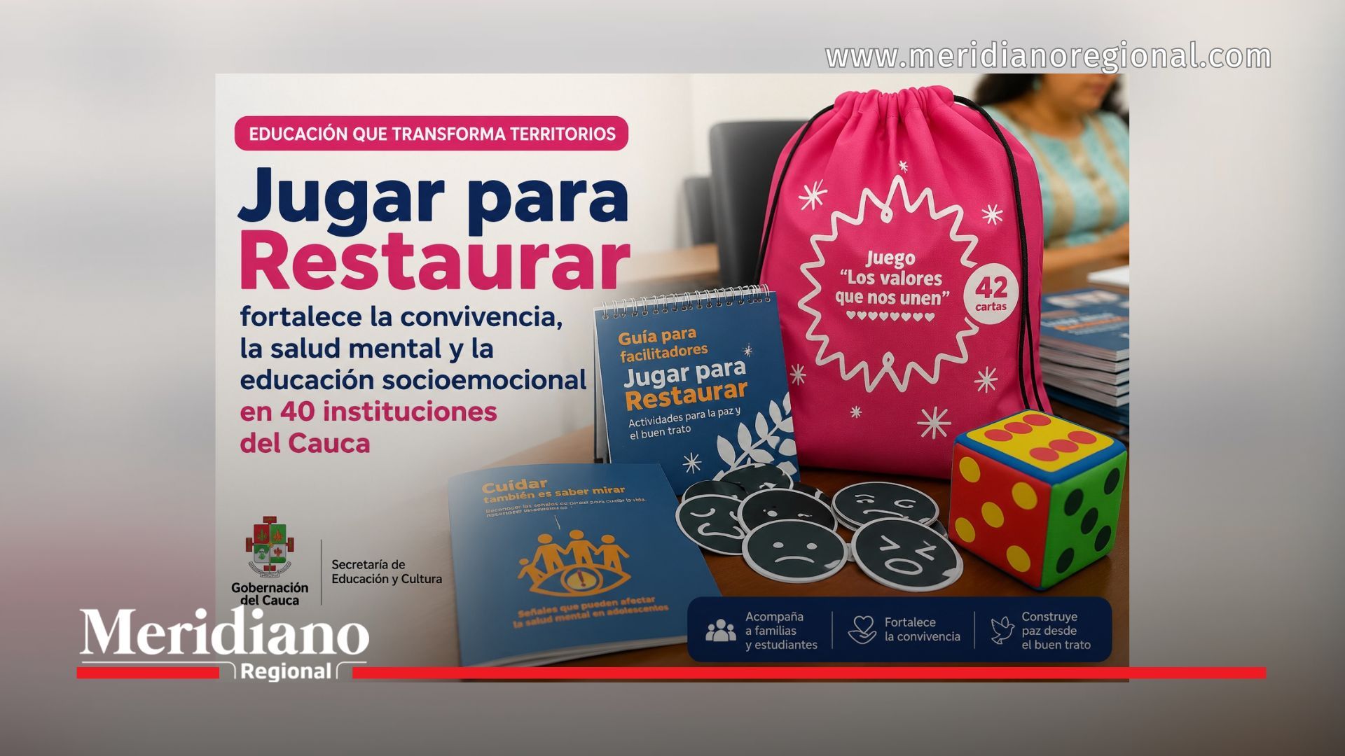 Kit pedagógico Jugar para Restaurar, desarrollado con el acompañamiento de la Secretaría de Educación y Cultura del Cauca y Fe y Alegría Colombia