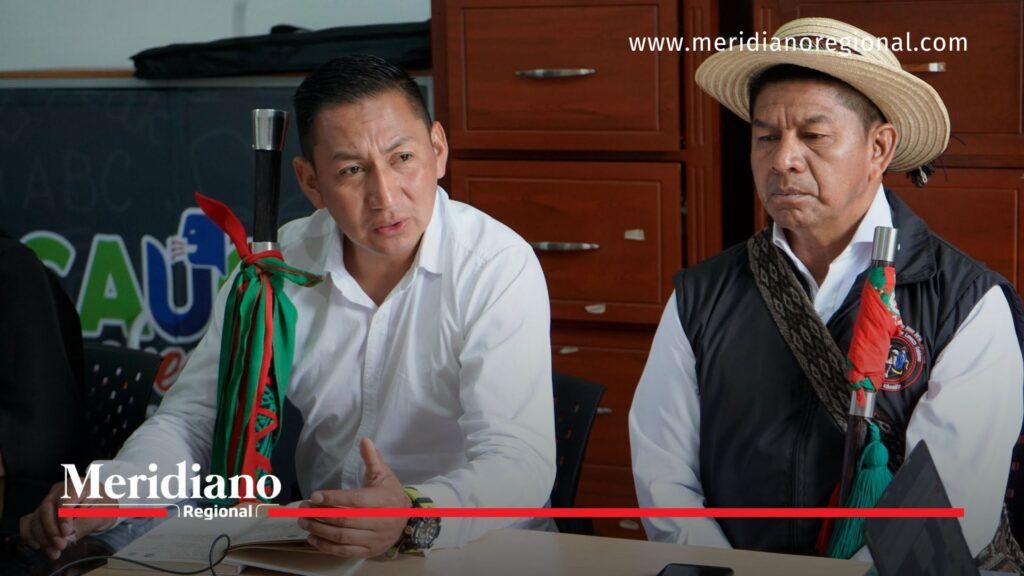 Representantes del CRIC intervienen durante una mesa de trabajo con la Secretaría de Educación y Cultura del Cauca para revisar compromisos relacionados con la educación en los territorios indígenas.