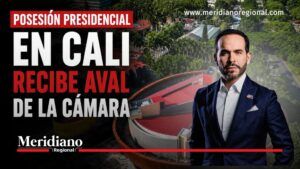 Posesión presidencial en Cali recibe aval de la Cámara. - Meridiano Regional Portada de la noticia sobre el aval de la Cámara para trasladar la posesión presidencial a Cali, con Abelardo de la Espriella y la Arena USC como elementos principales.