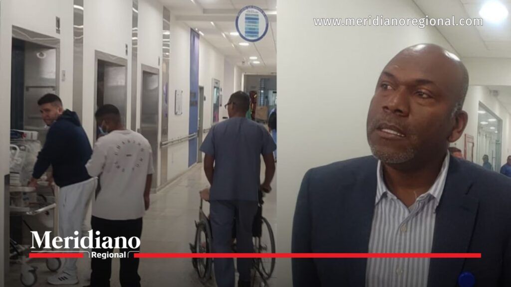 El gerente del Hospital Universitario del Valle, Irne Torres Castro, durante declaraciones sobre la suspensión parcial de servicios para afiliados de EMSSANAR.