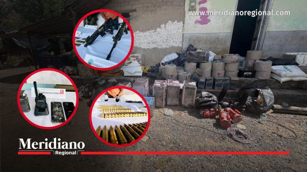 Laboratorio para procesar cocaína y material incautado durante operación militar en Mercaderes - Meridiano Regional Montaje fotográfico con el laboratorio para procesar cocaína y parte del material incautado por el Ejército Nacional durante una operación militar en Mercaderes, Cauca.