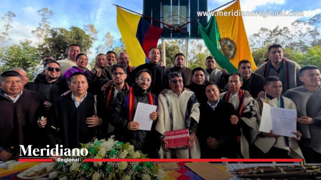 Acto de oficialización de UNIPUEBLOS reunió a autoridades y comunidades en Cumbal. - Meridiano Regional Autoridades y representantes de los pueblos Pastos y Quillasingas durante el acto de oficialización de UNIPUEBLOS en Cumbal, Nariño.