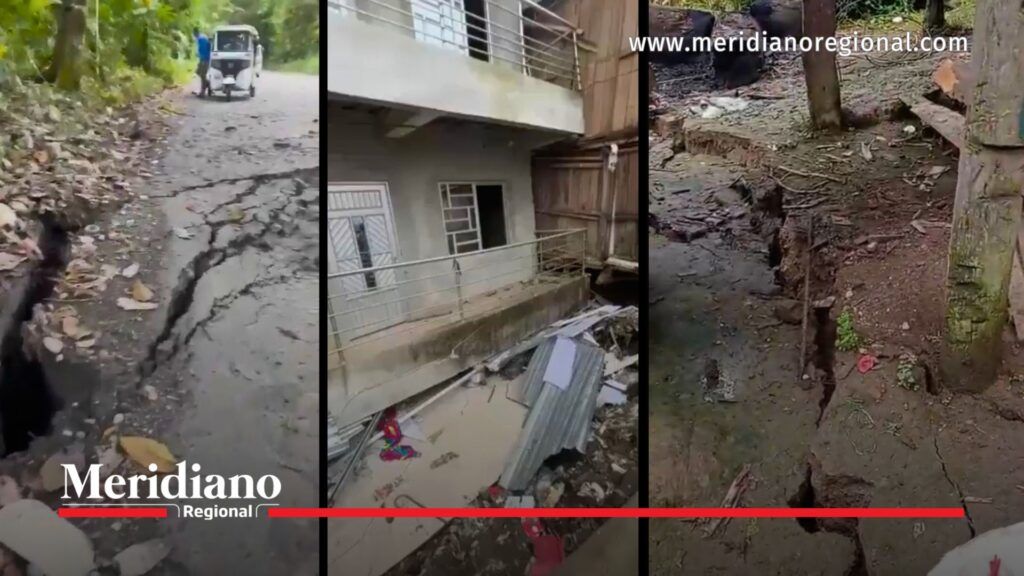 Daños estructurales tras el terremoto - Meridiano Regional Daños en vías, edificaciones y terreno provocados por el terremoto.