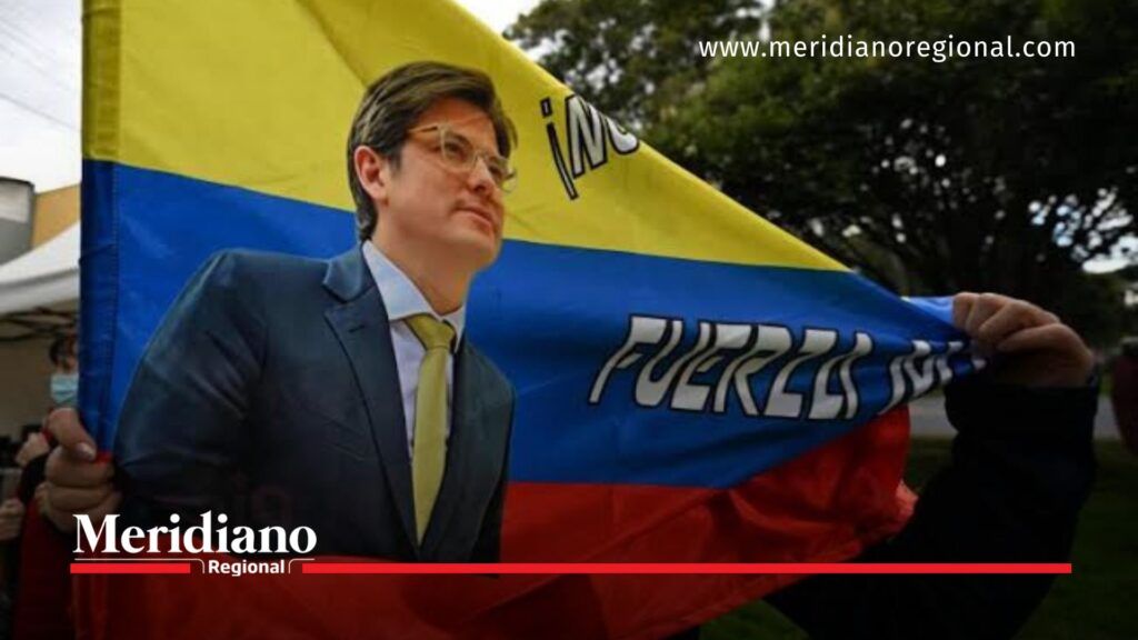 Miguel Uribe Turbay en imagen relacionada con la condena por su magnicidio.