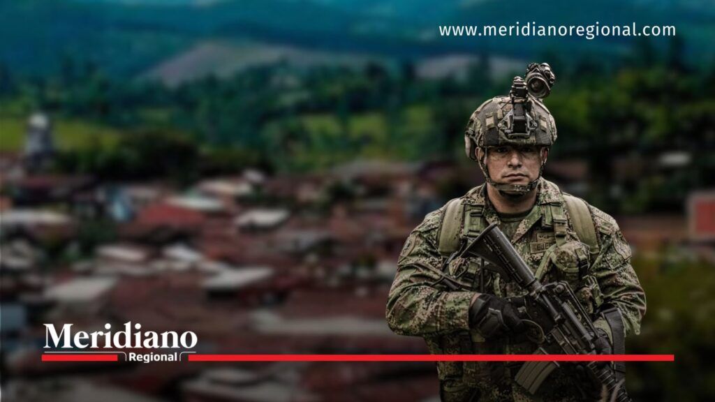 Operativo militar en Cauca durante las labores para ubicar a los secuestrados. - Meridiano Regional Soldado del Ejército durante un operativo en Cauca relacionado con la liberación del director de Los Bacanes del Sur.
