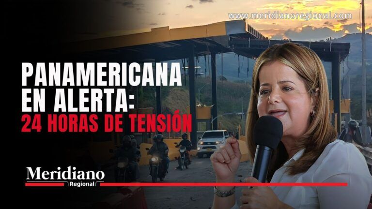 Panamericana en alerta tras 24 horas de tensión, con peaje de Mondomo afectado y ministra Elsa Noguera.