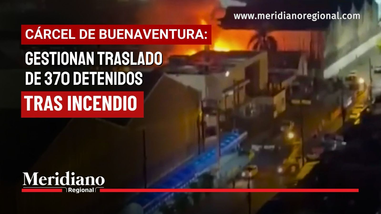 Incendio en la cárcel de Buenaventura, conocida como ‘Marte’, durante la emergencia registrada en el Distrito.