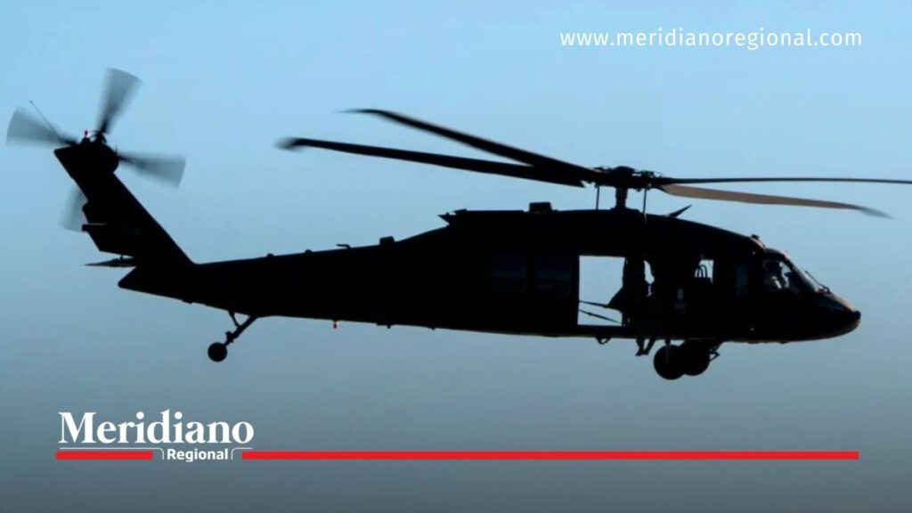 Helicóptero apoya evacuación de militares en Algeciras - Meridiano Regional Helicóptero UH-60 apoya evacuación de militares heridos en Algeciras.