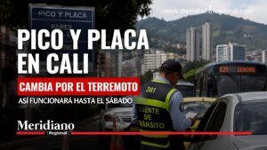 Pico y placa en Cali cambia tras el terremoto - Meridiano Regional Pico y placa en Cali cambia por el terremoto con restricción de pares e impares hasta el sábado.