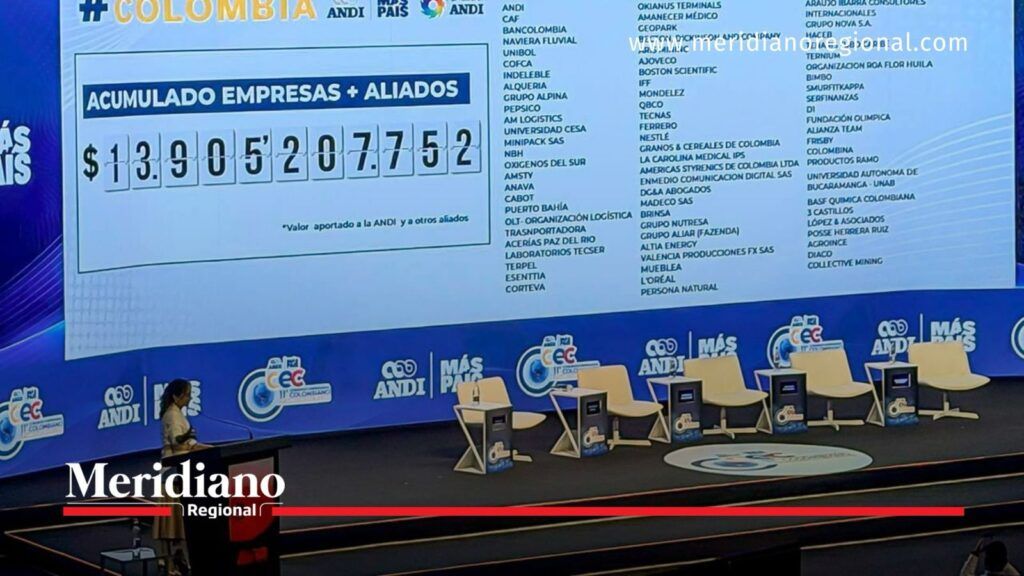 Donaciones de Empresas Unidas por Colombia - Meridiano Regional Donaciones de Empresas Unidas por Colombia durante el Congreso Empresarial Colombiano.
