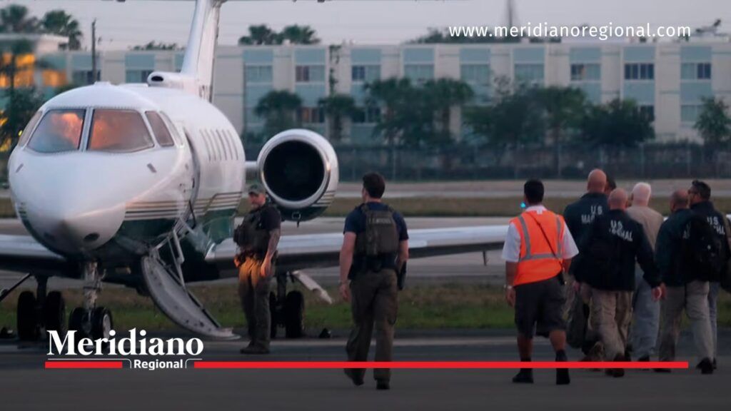 Traslado internacional de personas requeridas en extradición - Meridiano Regional Aeronave utilizada como imagen ilustrativa sobre cinco extradiciones.