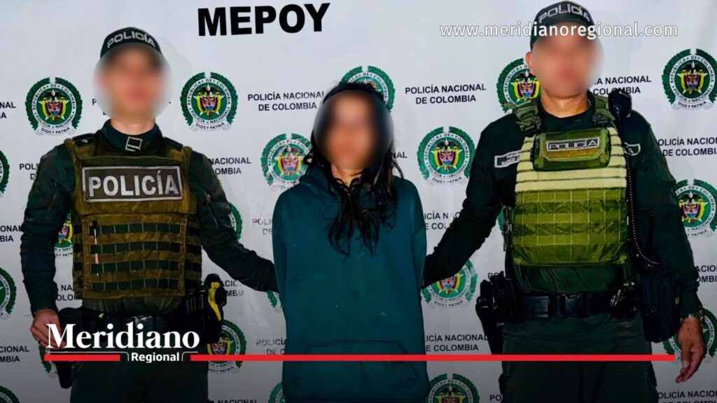 Capturas en Popayán: mujer detenida por presunta participación en hurto en el barrio Bolívar.