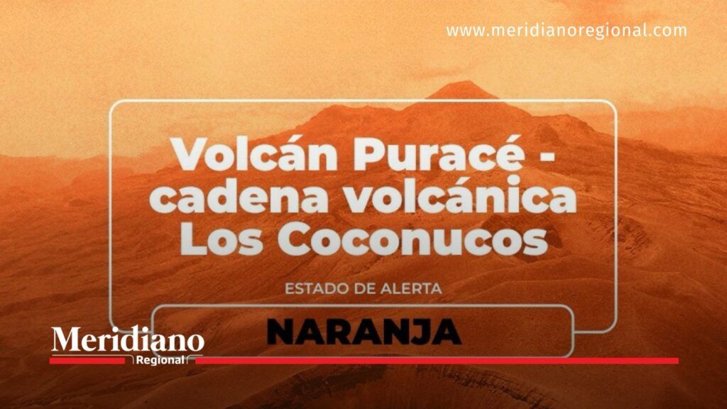 Volcán Puracé permanece en alerta Naranja - Meridiano Regional Volcán Puracé en estado de alerta Naranja por su actividad volcánica.